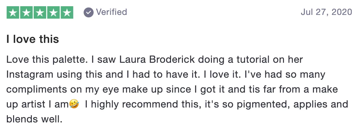 Review of Blank Canvas Cosmetics: I love this (5 stars)